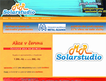 Tablet Screenshot of mrsolarstudio.cz